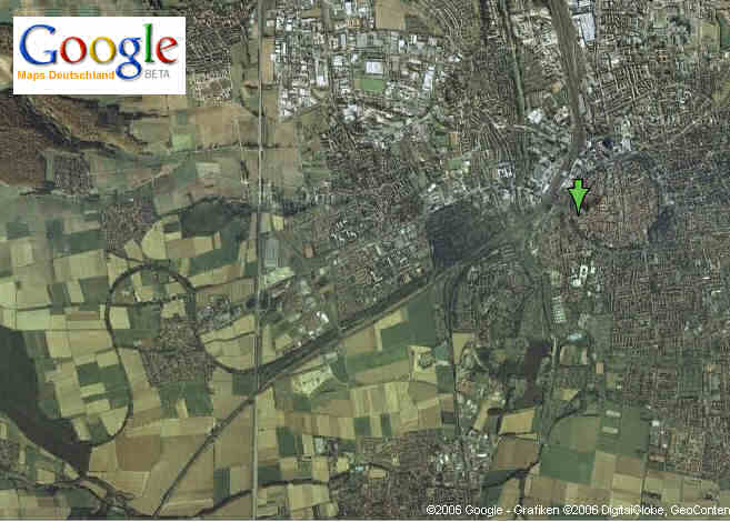 Satellitenbild Göttingen von Google Maps