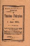 Fahrplan-Deckblatt